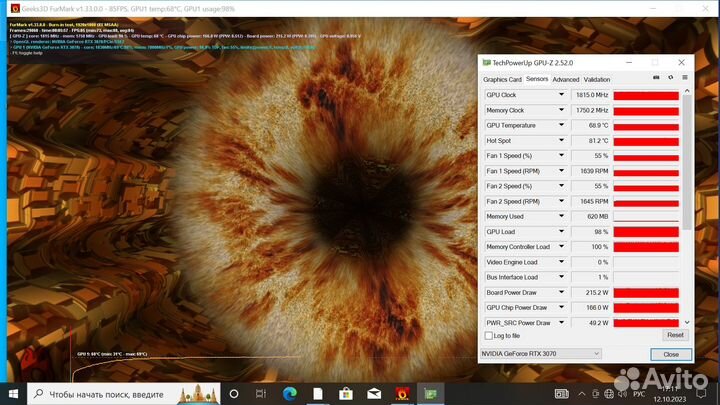 Видеокарта KFA2 GeForce RTX 3070 8GB