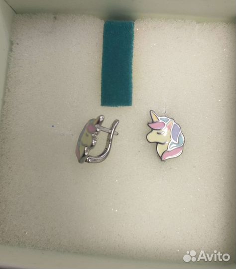 Серьги серебро Соколов