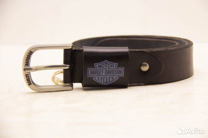 Ремень harley davidson bronw logo violet