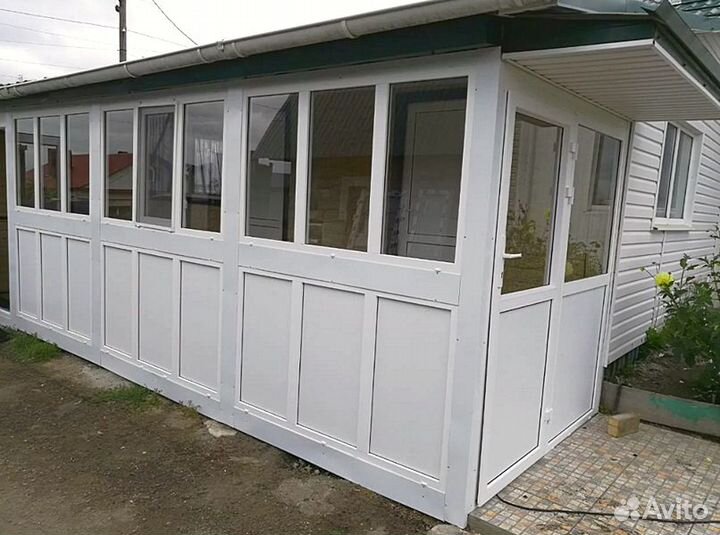 Остекление пвх веранд террас