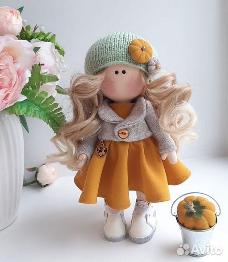 Кукла тильда ручной работы-Интерьерная кукла