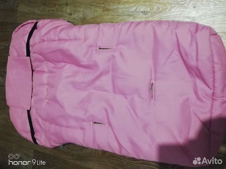 Конверт зимний на овчине в коляску