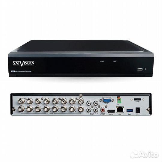 Видеонаблюдение гибрид (SVR-6115P v3.0)