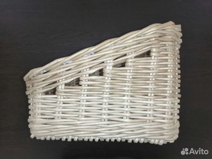 Короб плетёный / органайзер из эколозы