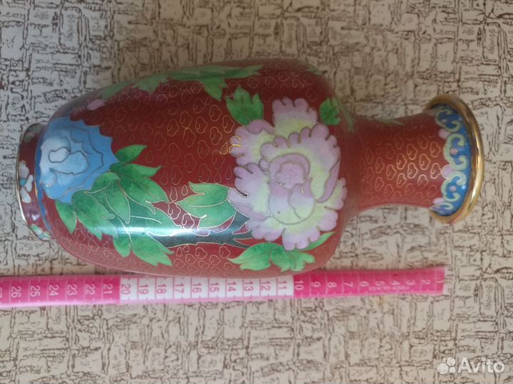 Ваза китайская клуазоне