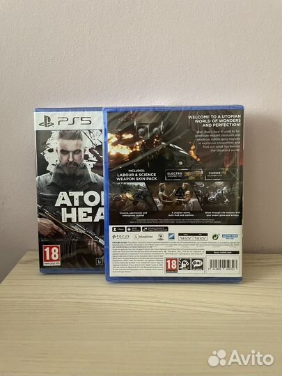 Atomic heart ps5 новый диск