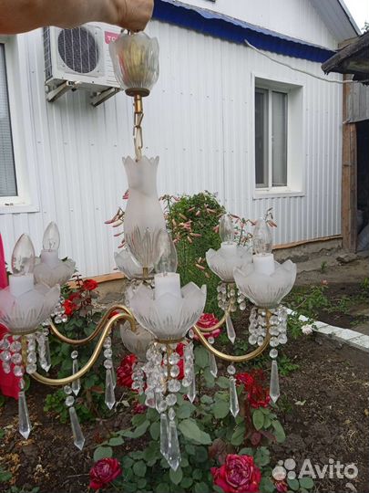 Хрустальная люстра СССР