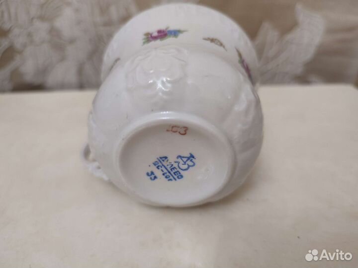 Чайная пара Дулево 1960 год выпуска