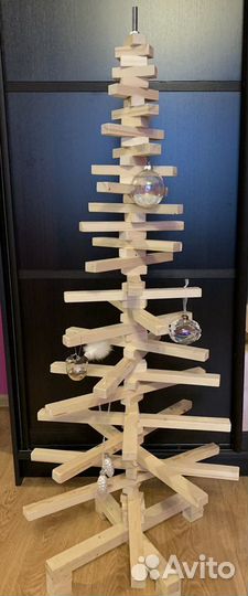 Елка искусственная деревянная