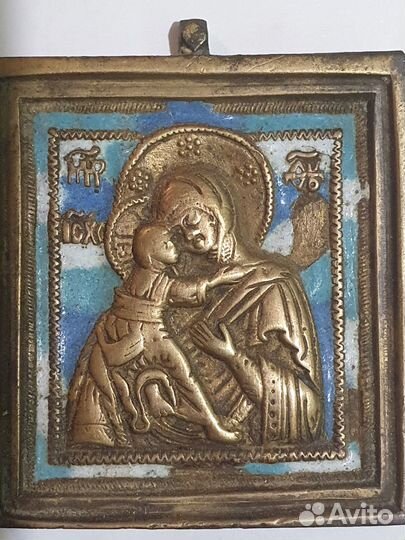 Владимирская литая икона