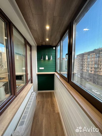 Отделка балконов и лоджий под ключ