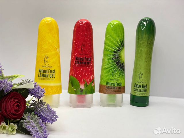 Крем для рук фрукты, овощи