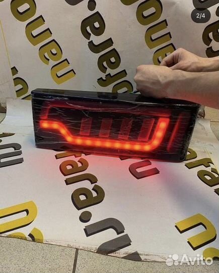 Задние диодные фонари рисунком на ваз 2108-2114