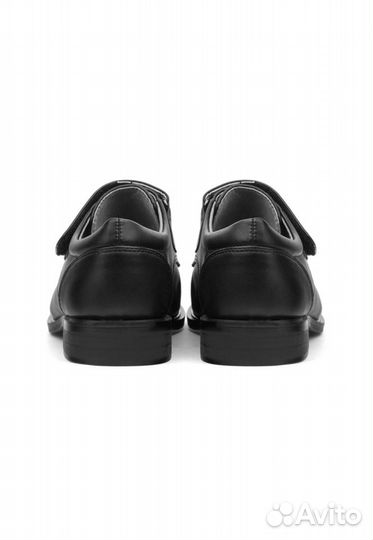 Полуботинки Gentleman для мальчиков, черные,новые