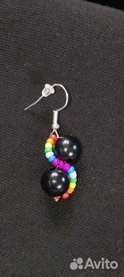 Серьги из бисера