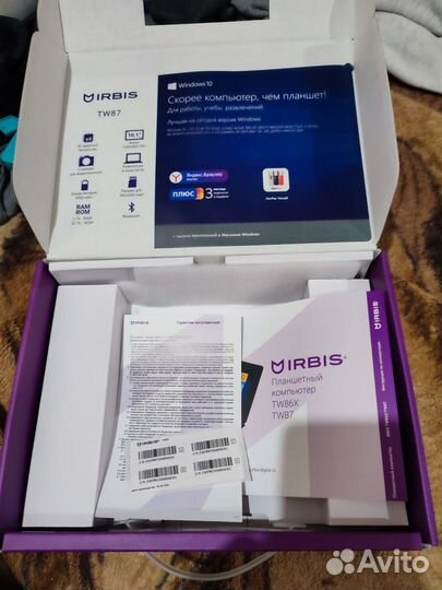 Планшет irbis tw87