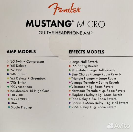 Fender Mustang Micro