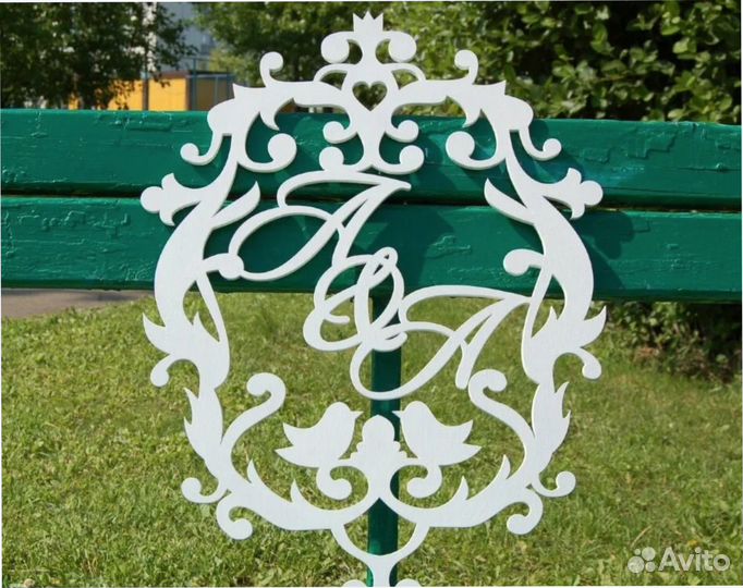 Монограмма на свадьбу