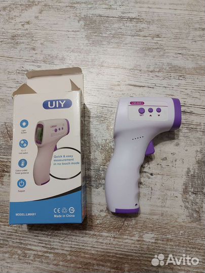 Бесконтактный электронный градусник новый