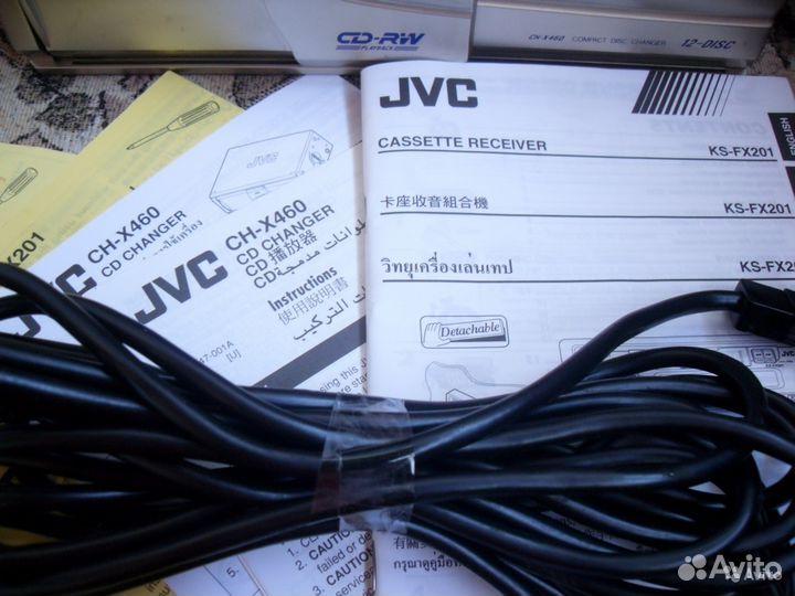 Автомобильная магнитола JVC KS-FX201 + CD чейнджер
