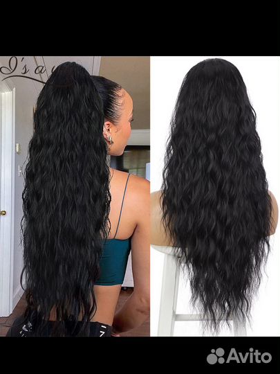 Хвост на резинке/шиньон