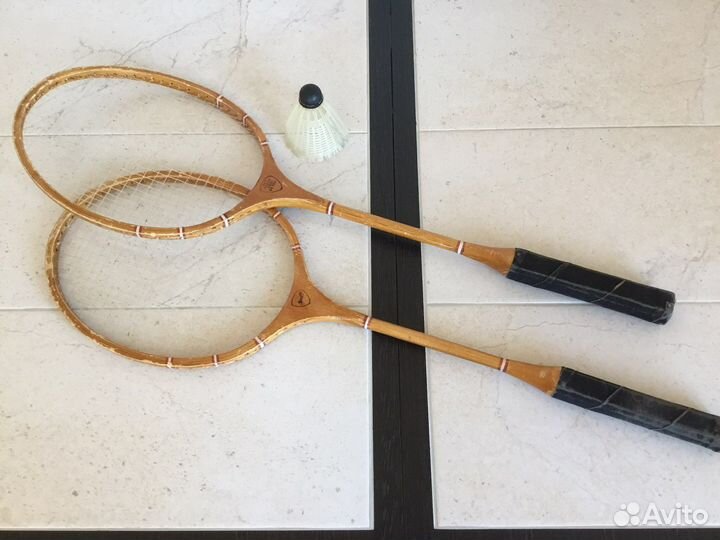 Ракетки для бадминтона Белка 2шт./ СССР