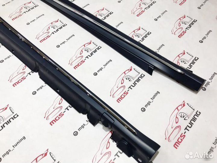 Пороги Mercedes C-class w205 AMG стиль