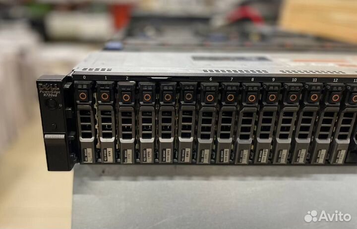 Dell PowerEdge R720xd 2xE5-2640/192Gb/12x300Gb