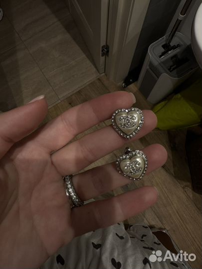 Серьги chanel оригинал
