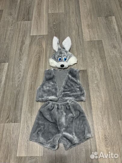 Новогодний костюм зайчика для мальчика 2-3 лет