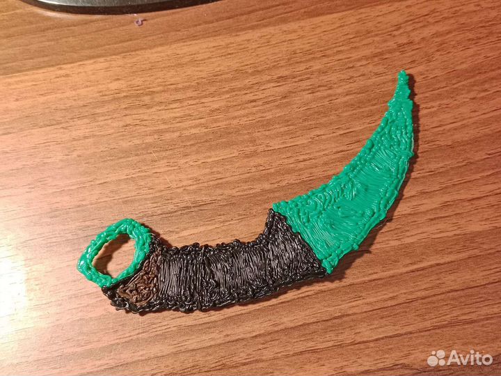 Нож на 3д ручке