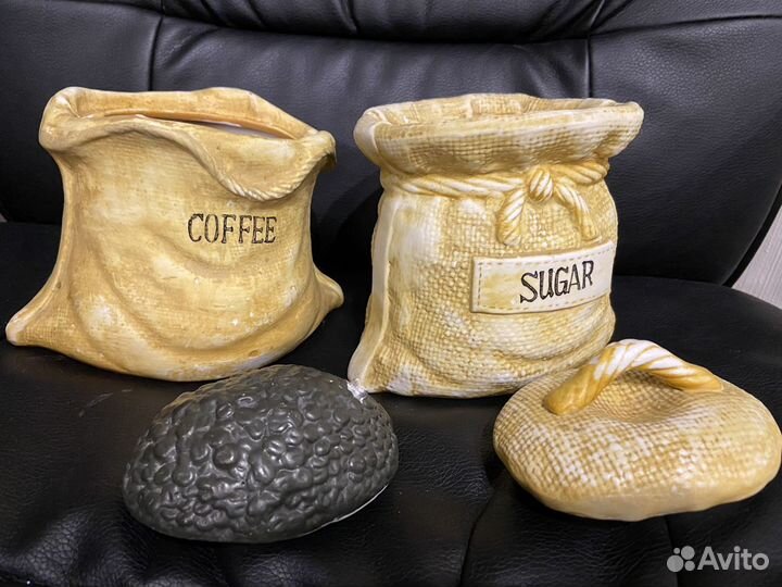 Сахарницы и кофейницы 4 штуки