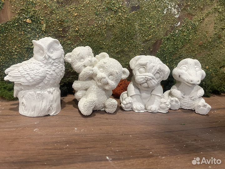 Гипсовые фигурки для раскрашивания