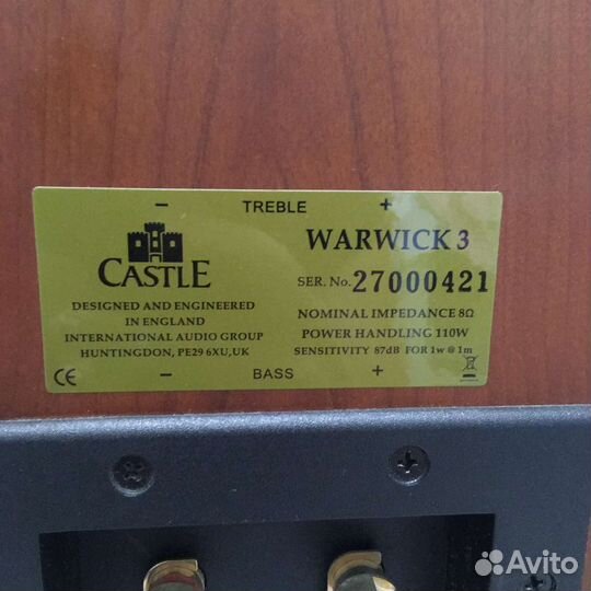 Акустика Castle Warwick 3