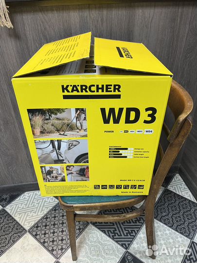 Пылесос karcher wd 3