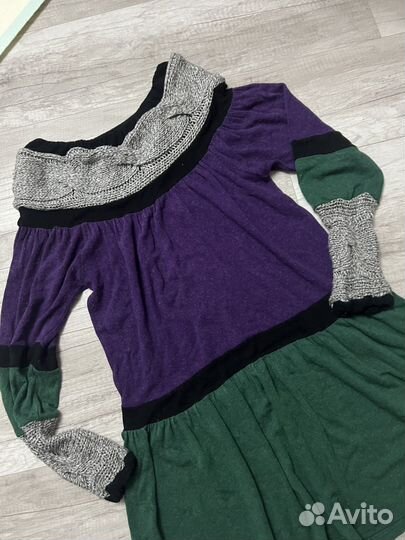 Вязаное платье