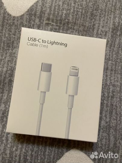 Кабель apple USB- C to Lightning новый