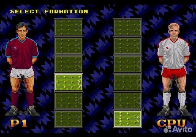 World Trophy Soccer Sega, английская версия