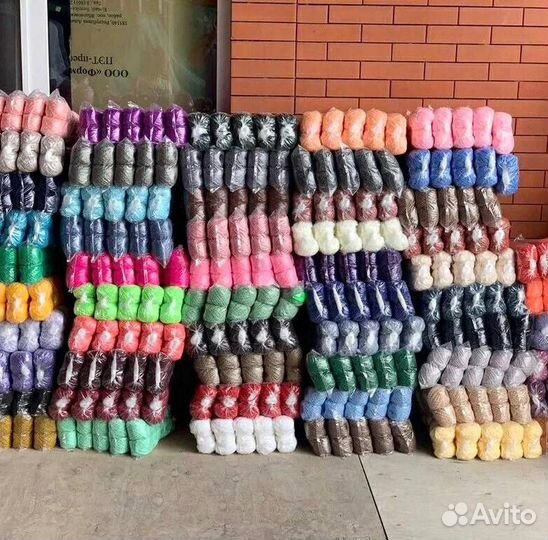 Пряжа 100 оптом различная от 10 шт