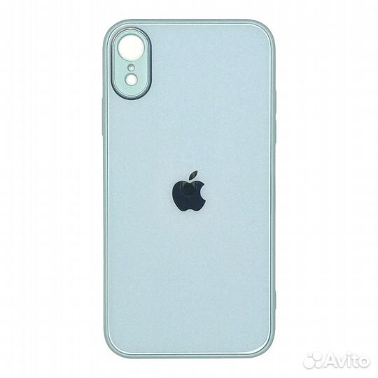 Чехол со стеклянной панелью для iPhone XR