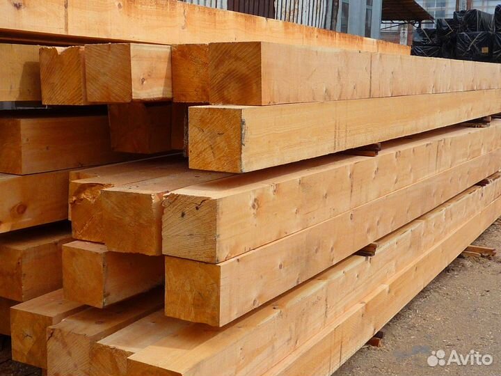 Строганный брус 90х90х6000мм, гост, опт