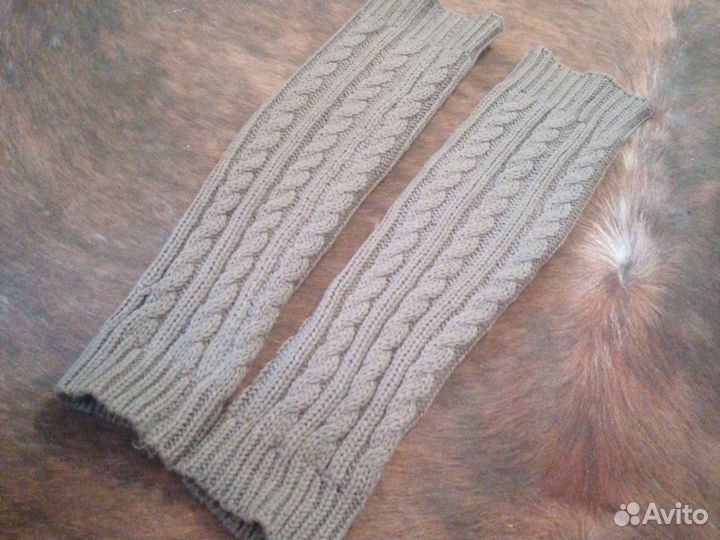 Митенки вязаные