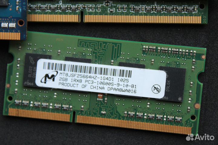 Оперативка DDR 3 2gb для ноутбука