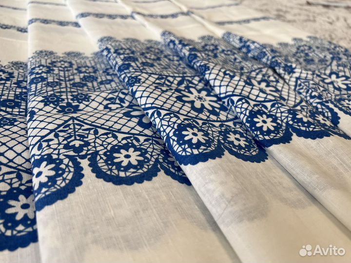 Ткань лен СССР, два рулона(11.5 и 13м), 350/м