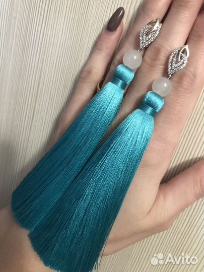 Серьги-кисти