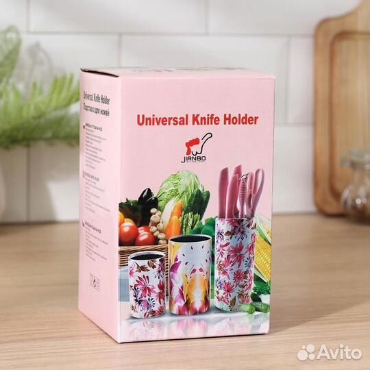 Подставка для ножей с наполнителем «Оттенок», 9911