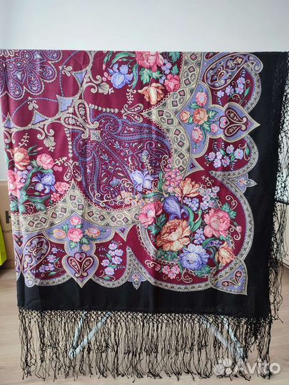 Павловопосадский платок шаль Княжеский 18