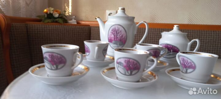 Кофейный сервиз СССР фарфор