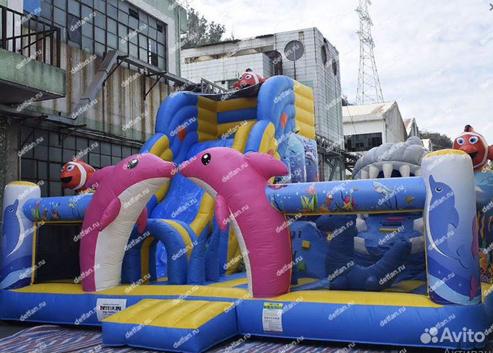 Надувной батут в наличии на складе