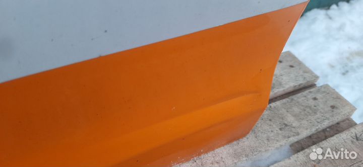 Дверь передняя левая renault logan 2